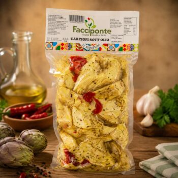 Carciofi a spicchi in olio 500 gr